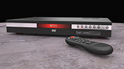 Prototype concept of DVD, Streaming Unit with Remote Control 2006